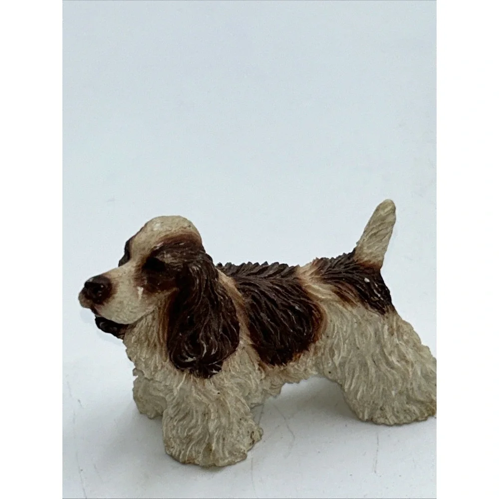 Vintage Midwest Canyon Fall Cocker Spaniel Small Dog Resin Figurine 2 1/4